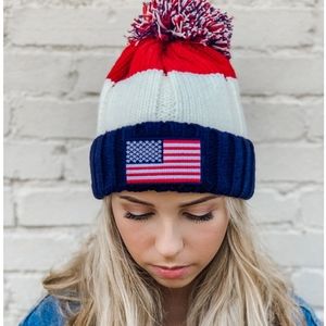 American Flag CC Beanie